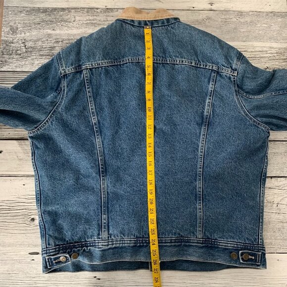 Vintage Denver Haynes Sherpa Lined Jean Jacket - Picture 13 of 14